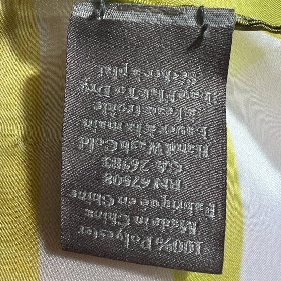 Vince Camuto Elegant Cream/Pastels Geometric pattern rectangle Scarf 18 x 70 - Picture 6 of 11